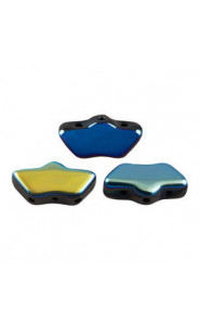 Les perles par Puca® Delos beads Jet ab 23980/28701